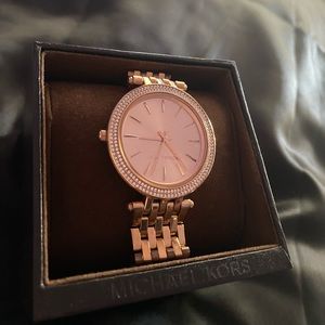 Michael kors Darci Pavé rose gold-tone watch